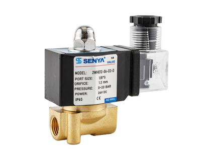 China High Pressure Fluid System SENYA 2/2 ways 2WH Direct Acting Solenoid Valve for High Pressure for sale