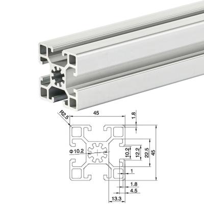 China European standard t track 45x45 aluminum frame construction or industrial use industrial aluminum profile extrusion for sale