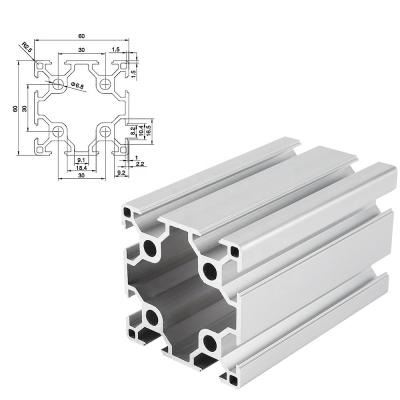 China construction or industrial use aluminum profile production line connector 6060 6063 t slot anodized aluminum extrusion for sale