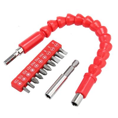 China Comfort Grip Electric Screwdriver Accessories Drill Socket Universal Flexible Shaft Set Drill Bit for sale