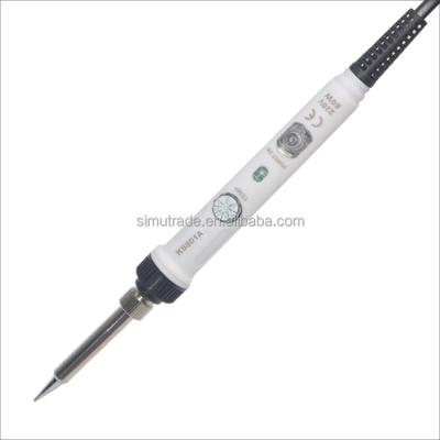 China Electric Iron Adjustable Light Weight Thermostat Pencil Grip Temperature Portable Soldering Iron KS801A for sale