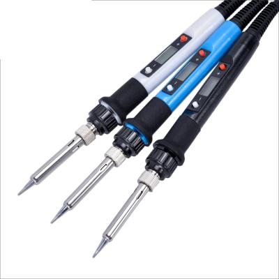 China Pencil Handle 220V 110V 80W LCD Electric Soldering Iron 908S Internally Heated Thermostat Electric Soldering Iron for sale