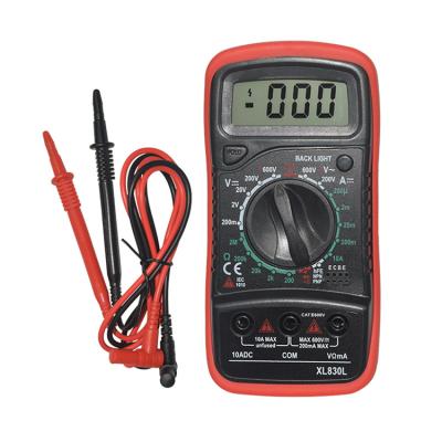 China XL830L Digital Multimeter Handheld Digital Multimeter Ammeter And Voltmeter Smart Multimeter XL830L for sale