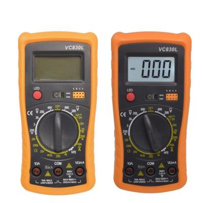 China VC830L Multimeter Digital Ammeter Voltmeter Ammeter Digital Display Voltmeter Ammeter Voltmeter Tester Universal Handheld Digital Tester VC830L for sale