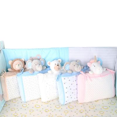 China Sustainable Nursing Memory Printed Baby Flat Animal Pillow Foam Head Pillow Newborn Sleeping Pillow for sale