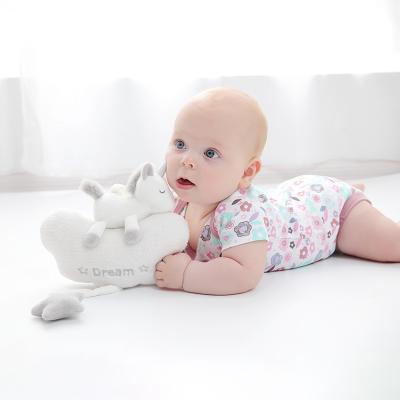 China Wholesale New Soft Cute Cartoon Baby Stuffed Animal Walker Baby Rings The Bell Hand Play Baby Rattle for sale