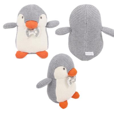 China Wholesale Eco-Friendly Lovely Soft Plush Animal Toys With Small Bells And High Quality Knitted Baby Toys for sale