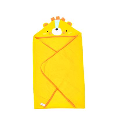 China Disposable Wholesale Baby Animal Soft Hooded Towels, Hooded Baby Bath Towels For Baby Bathrobe for sale