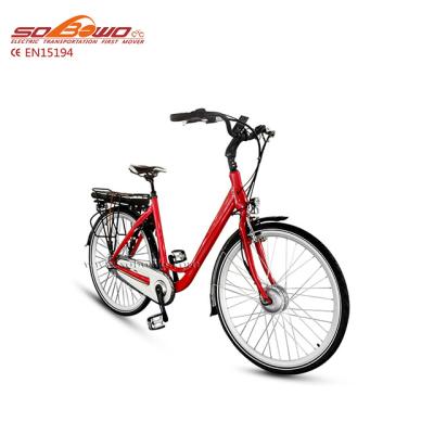 China Standard Adult Electric City Bicycle 36V 10.4ah Battery 25km/h Electric Bike for sale