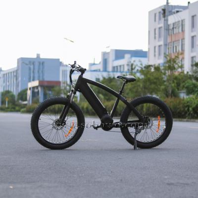 China Powerful Aluminum Alloy 1000W Long Term E Mtb Bike Ready To Board 48V 12.8Ah Battery 26 Inch Width Wheel Electric Bike for sale