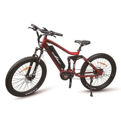 China Ultra Mid Drive Mountain Aluminum Alloy 48V 1000W S45-4 Bafang Motor Electric Bike For Off Road Use for sale