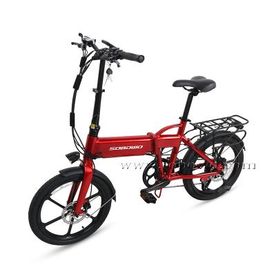 China Aluminum alloy 20 inch lightweight folding electric bike lithium battery folding electric bicycle for sale