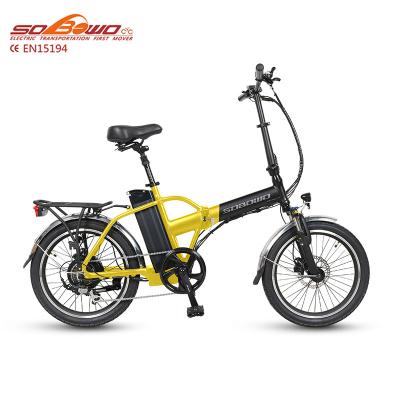 China Long Range Powerful Folding Electric Bicycle 20 Aluminum Alloy 48v 500w Bafang City Electric Bike For Adults for sale