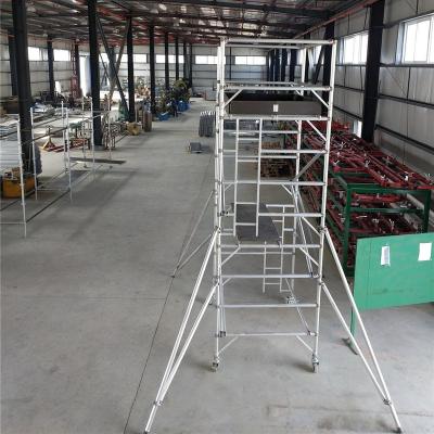 China Traditional Aluminum Mobile Scaffolding Tower Platform 8M For Promotion for sale