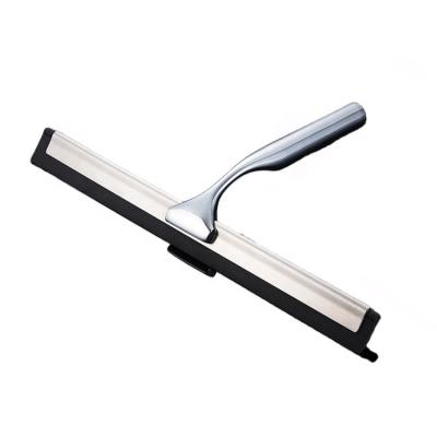 China Durable Zinc Alloy Water Shower Squeegee Metal Cleaning Squeegee Wiper for sale