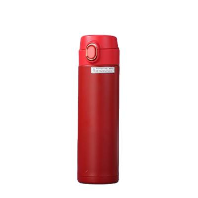 China 500ml Push Lock Lid Vacuum Flasks PORTABLE Stainless Steel Water Water Cup Bottles for sale