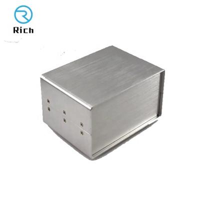 China Dongguan OEM Sheet Metal Manufacturing Machinery Shell Enclosure Stainless Steel Box Housing Aluminum Sheet Metal for sale