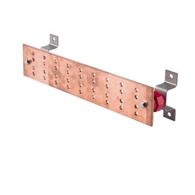 China Machinery Metal Stamping Custom Size Shape Ground Bar Metal Busbar Custom Size As Per Drawing for sale