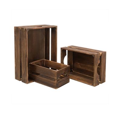 China Household Viable Three-piece Storage Box Cute Country Style Small Storage Box for sale