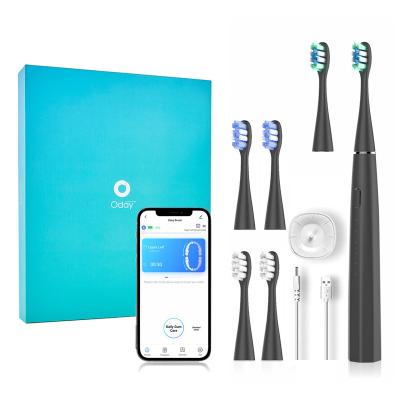 China ISO9001 Version ISO9001 ISO9001 Version Smart Travel Toothbrushes Auto Electronic Rechargeable Wireless Adult Ultrasonic Smart Travel Toothbrush With APP for sale