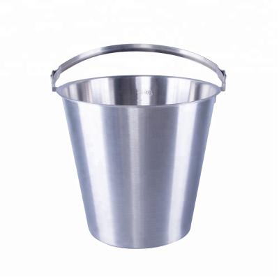 China Factory Price Sustainable Hotel Used 20l Stainless Steel Pail Bucket for sale