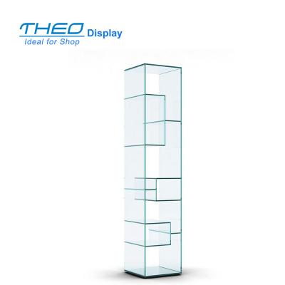 China Modern Floor Standing Display Cabinet / Retail Glass Display Showcase for sale