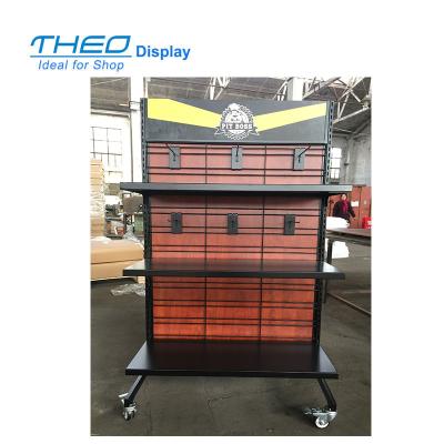 China High Quality Customized Morden Wire Grid Wall Metal Base Display Rack for sale