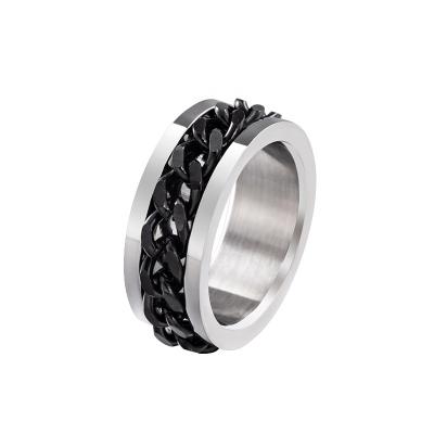 China Hiphop Buteee Stainless Steel Rings Bulk Adjustable Stainless Steel Ring For Men for sale