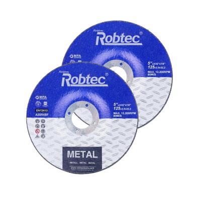 China 125x2.5x22.2T41/T42Abrasive Cutting Disc metals Cut Off Wheel Grinding Wheel stainless steel cutting disc with MPA Certificate Te koop