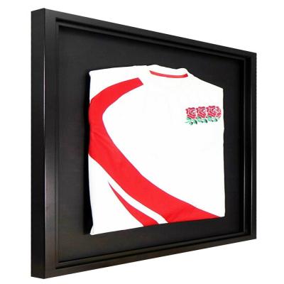 China Wholesale CUSTOM 3D Jersey Football Shirt Shadow Box T-shirt Wood Frame for sale