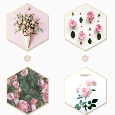 China Home decoration .office Rose Flower Painting Wall Pictures simple for living room for sale