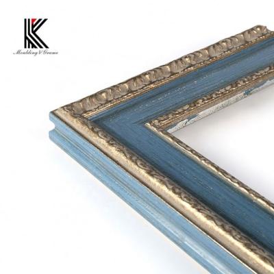 China Europe\North America soild wood material art painting mirror oar frame for sale