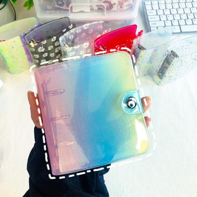 China Marriage. Gift. Mini Souvenir Kpop Kawaii Photocard Album Statistical Style Color Star Transparent Clear PVC Album for sale