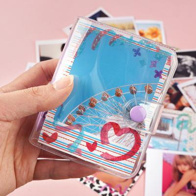 China Fashiontable Mini Pocket Kpop PhotoCard Cute Portable Album 1inch Binder Collect Photo Albums for sale