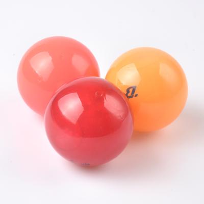 China 2021 Hot Selling Custom Sports Eco-friendly Toy Park Ground Golf Ball 60mm Logo Garden Golf Ball Multicolor for sale