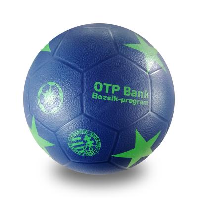 China Custom Paly Logo Print PVC Foam Soccer Stress Ball Toys For Kids for sale