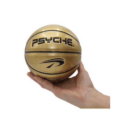 China Custom Logo Mini Basketball Ball Size Eco-friendly 1 PU Leather Small Basketball Souvenir Gift For Kids Play for sale