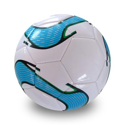 China Machine Stitched 2021 Hot Sale Soccer Ball Custom Training LOGO Football White Ball Size 5 for sale