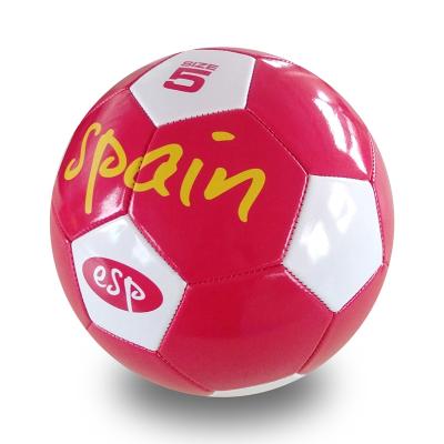 China Machine Stitched Official Logo Soccer Ball Machine Stitched Football Custom Size 4 PU for sale