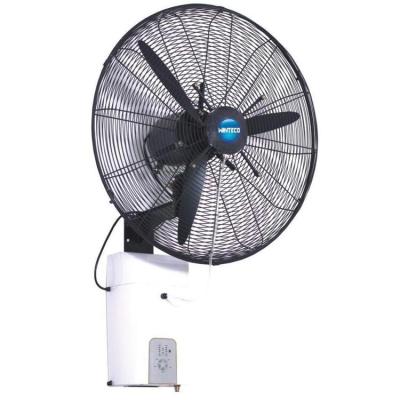 China High Pressure Nozzle Mist Fan Wall Mounted Cooling Fan 26 Inch 4-6 Nozzles for sale