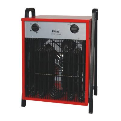 China Industrial Fan Heater Portable Air Heater 15KW Square Shape for sale