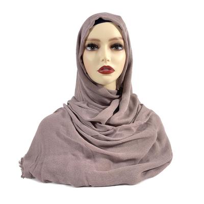 China 2023 Modal Muslim Hijabs Sheer Super Soft Women Wraps Shawls Islamic Soft Simple Modal Scarves Style 60 Color New for sale