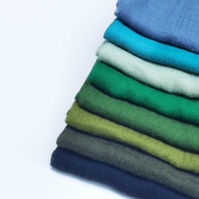 China Newest High Quality Woolen Hijabs Women Solid Color Rainbow Wraps Shawls Edge Pure Soft Single Headwear Acrylic Scarf Wholesale Customized for sale