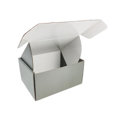 China Wholesale Recyclable Fashion Gray Corrugated Packaging Paper Shoes Luxury Empty Boxes For Kit Packaging for sale