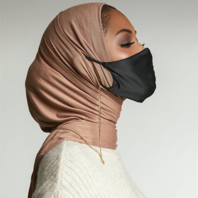 China Muslim Hijab 2021 Online Store Latest Design With Ear Hole Tank Top Scarves Soft Breathable Muslim Scarves Shawl Snap Hijab Scarves for sale