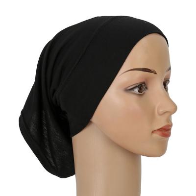 China DecorateÂ   Fashion Hijab Tank Top Covers Tube Turban Hats Under Cover Inner Simple Muslim Inner Muslim Islamic Wrap Hood Hood Hijab Main Wear for sale