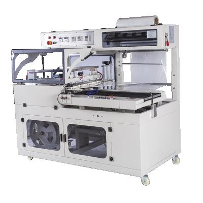 China Latest 450L Polythene Food Bag Continuous Band Sealer Machine Automatic Sealing Cutting Machine for sale