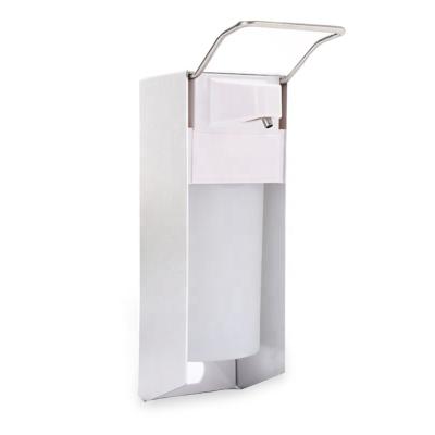 China Manual Foam Soap Dispenser Factory Elbow 1000ml Liquid Soap Dispenser For Hospital for sale