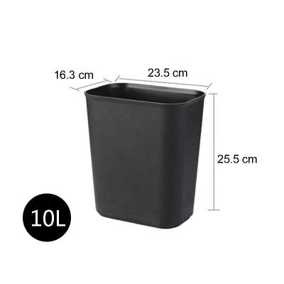 China 10L High Sustainable High Quality Plastic Household Garbage Bin Rubbish Bin Trash Bin for sale