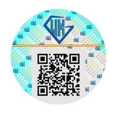 China Holographic 3d hologram sticker maker in china hologram pet stickers qr hologram sticker for sale